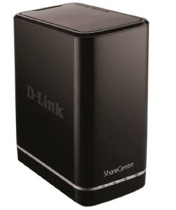 Un NAS D-Link 2 baies de face
