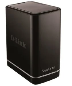 Un NAS D-Link 2 baies de face