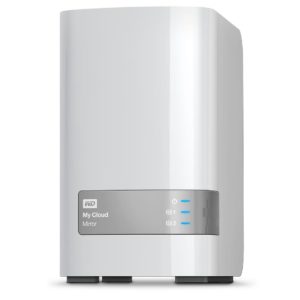 Un NAS de face Western Digital MY CLOUD MIRROR