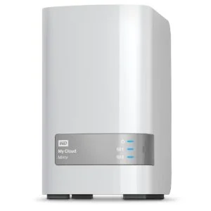 Un NAS de face Western Digital MY CLOUD MIRROR