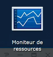 Pour démarrer le moniteur de ressources