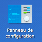 Raccourci panneau de configuration