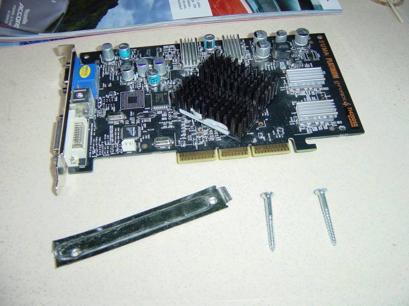 Montage du nouveau ventirad sur la carte graphique