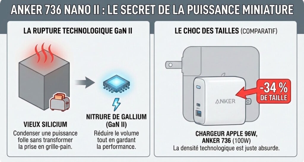 Comparatif taille chargeur